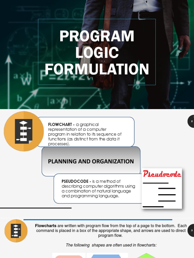 1 Program Logic Formulation PDF Boolean Data Type Data Type