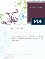 Accounting defined as identifying, measuring and communicating economic information