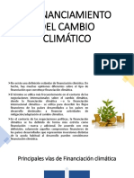 Financiamiento Del Cambio Climático