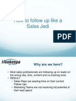 How To Follow Up Like A Sales Jedi