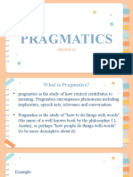 Pragmatics: Group 05