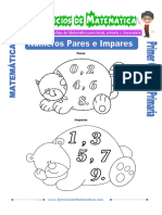 Numeros Pares e Impares para Primero de Primaria