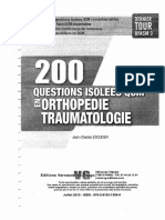 200 Questions Isolées en QCM-Orthopédie Traumatologie