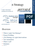 Agile Test Strategy: Paul Gerrard