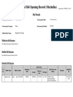 Technical Bid Opening Record (Muchulka)