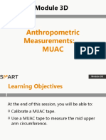 Module 3D: Anthropometric Measurements: Muac