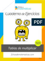 Ejercicios de Tablas de Multiplicar