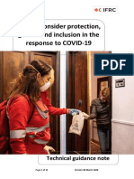 How To Consider Protection, Gender and Inclusion in The Response To COVID-19