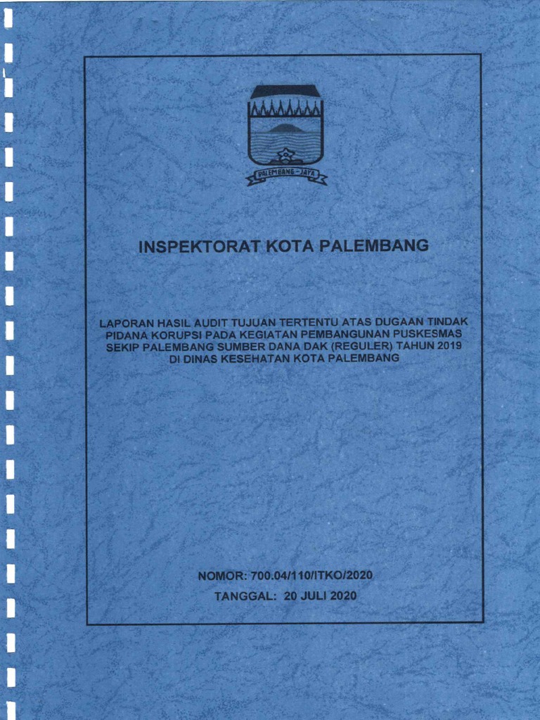 Tim inspektorat melakukan audit di gedung pemerintah
