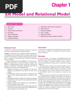 ER Model and Relational Model: Learning Objectives