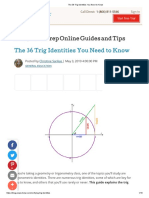 The 36 Trig Identities You Need To Know