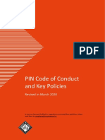 Pin Code of Conduct and Key Policies 2020