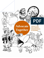 14 Pin Advocate Together Toolkit For Civil Society Organisation in Myanmar