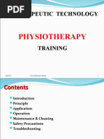 Theraupeutic Technology: Physiotherapy