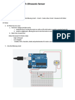 Arduino DC Motor and Ultrasonic Sensor Project