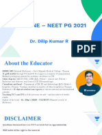 NEET PG 2021 Medicine Dr. Dilip