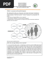 Lance Adarna - Activity 2 - Assessment On Personal Development