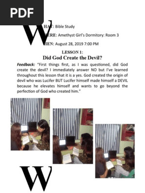 Bible Study