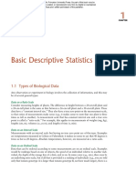 Basic Descriptive Statistics