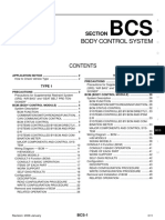 Body Control System: Section