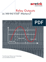 Relay Output in Digital Energy Meters - Newtek Electricals Energy Meter, Multifunction Meter, VAF Meter, Smart Meter