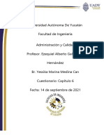 Cuestionario sobre administración y calidad en la Universidad Autónoma de Yucatán