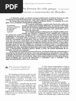 Condições históricas para o nascimento da Filosofia na Grécia