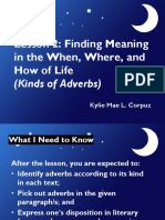 Kinds of Adverbs