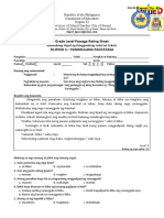 Phil IRI Form 3A 3B Filipino 3 Pretest