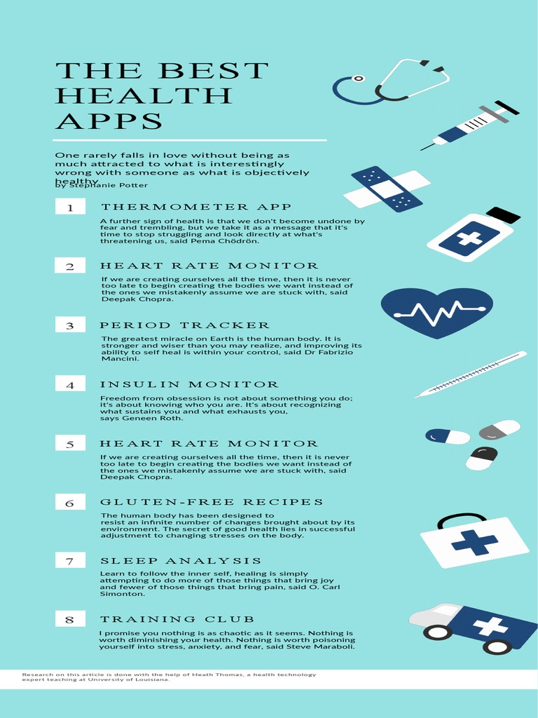 The Best Health Apps Thermometer App PDF Human Nature