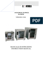 Manuale Di Istruzioni Instruction Manual: Laboratory Ovens