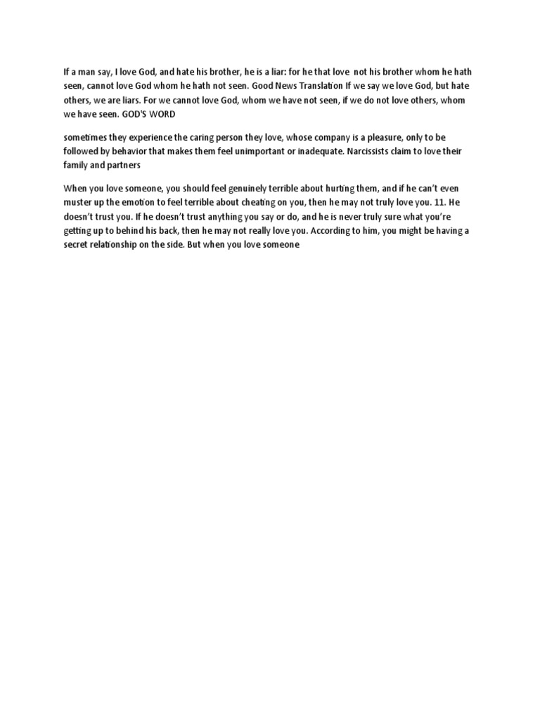If A Man Say | PDF