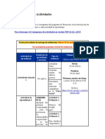 Cronograma de Actividades DIGITACION