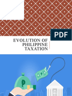 Evolution of Philippine Taxation