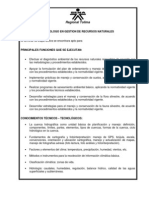 Perfil Tecn Gestion de Recursos Naturales