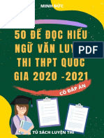 Sách 50 de Doc Hieu Ngu Van Luyen Thi THPT Quoc Gia 2020 2021 Co Dap An