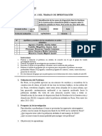 Semana 5 - Tarea 1 - Delimitación Del Tema de Investigación, Pregunta, Objetivo General y Preguntas Específicas