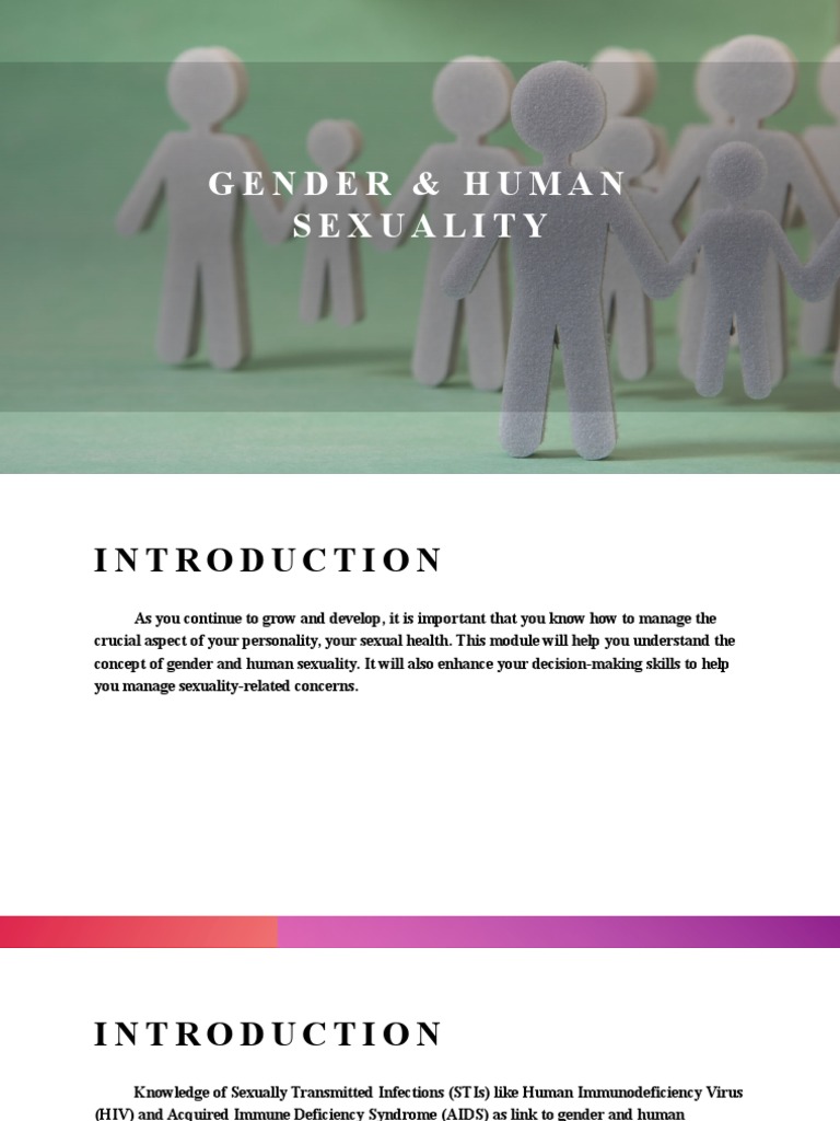 Gender & Human Sexuality | PDF | Gender | Gender Studies