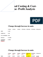 3 Nov Cost-Volume - Profit Analysis - Qusetions