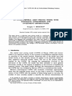 An Intertemporal Asset Pricing Model With Stochastic Consumption AND Investment Opportunities