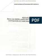 Millon, T. (1997) - El Inventario de Estilos de Personalidad. MIPS. Apéndice A.