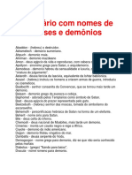 Dicionário de Deuses e Demônios