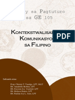 Ge 105 Module (1) Filipino