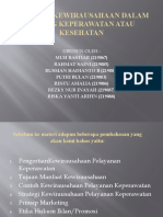 STRATEGI KEWIRAUSAHAAN KESEHATAN