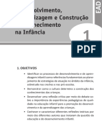 Desnvolvimento, Aprendizagem e Construção Do Conhecimento Na Infancia