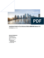 Installation Guide For Cisco Business Edition 6000 H/M, Release 11.5