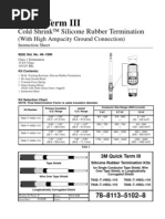 3M - Quick Term III - Instruction Sheet