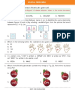 Rule: Number of Letters Skipped in Between Adjacent Letters in The Series Decreases by One