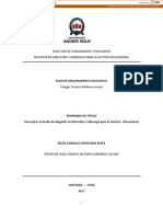 Facultad de Humanidades Y Educacion Magister en Dirección Y Liderazgo para La Gestión Educacional