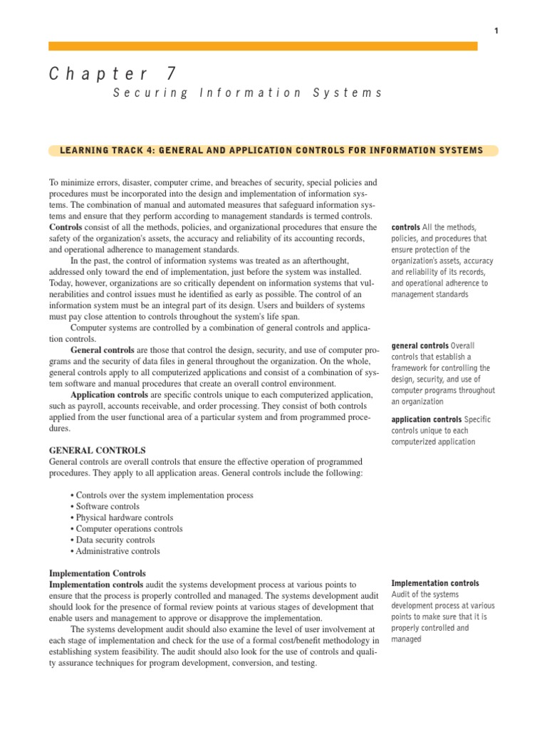 Information Systems Security Controls | PDF | Computer File | Software